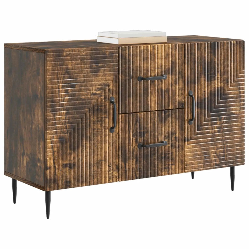 Credenza Rovere Fumo 89 x 34,5 x 60 cm Legno ingegnerizzato 894890