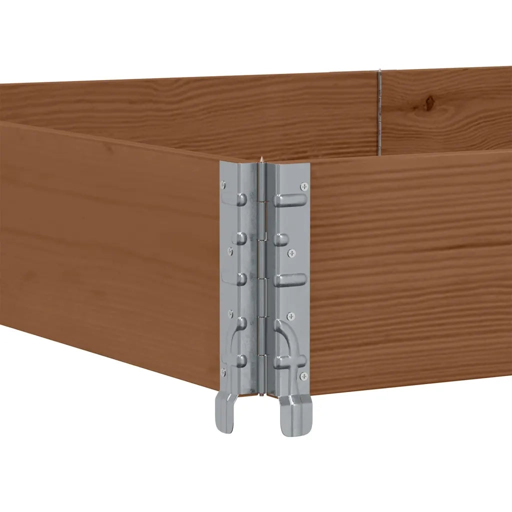 Paretale per Pallet Marrone 150x100cm in Legno Massello di Pino 4010304
