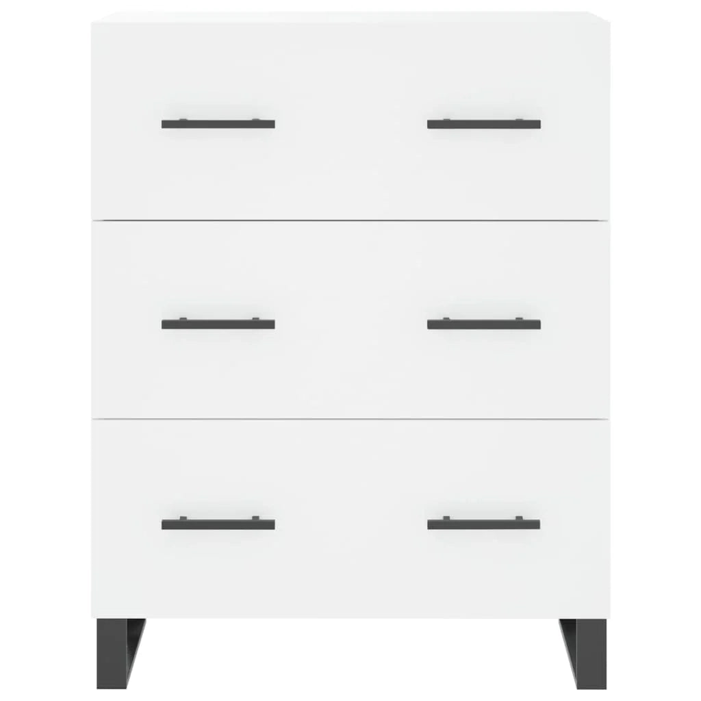 Buffet credenza cassettiera mobiletto mobile contenitore organizer cucina soggiorno salotto alto 69,5 x 34 x 180 cm legno ingegnerizzato bianco 02_0032615