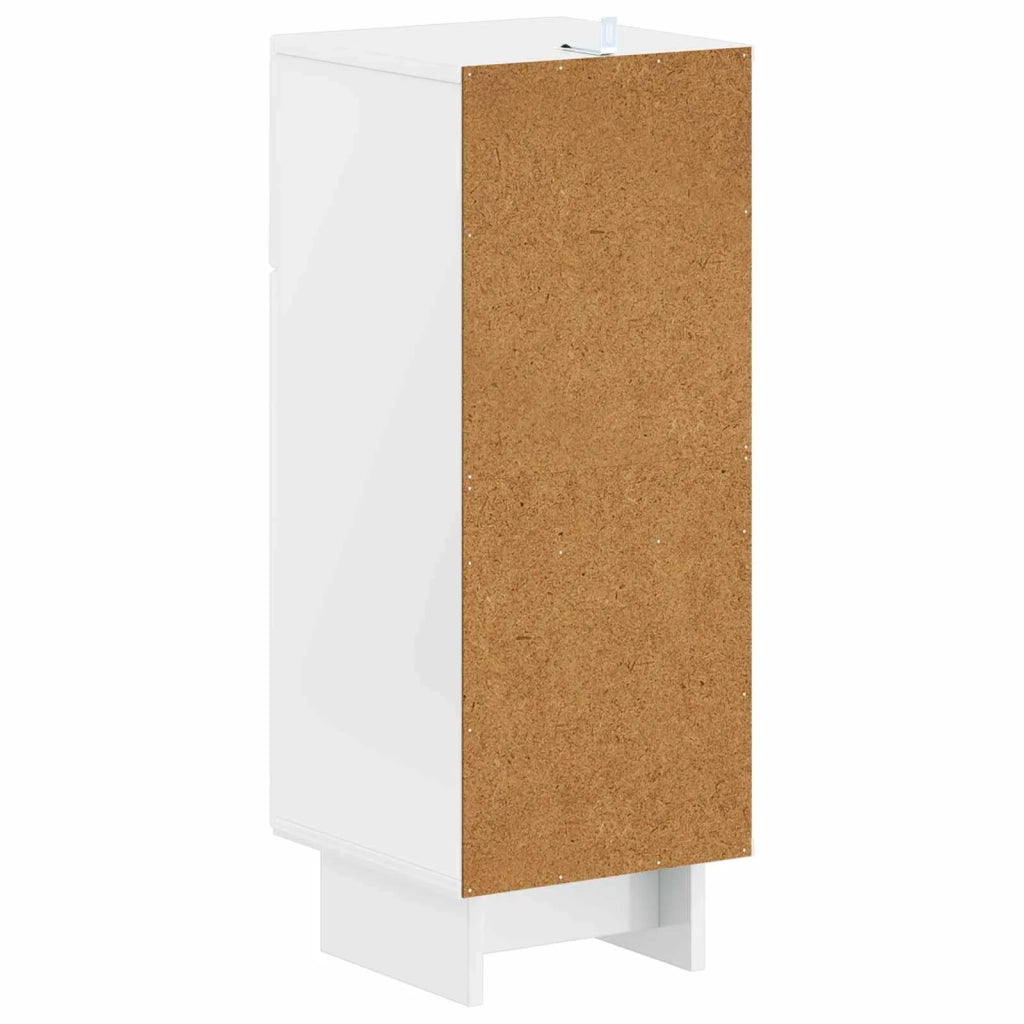 Mobiletto da Bagno EDE Bianco Lucido 30 x 31 x 80 cm 895949