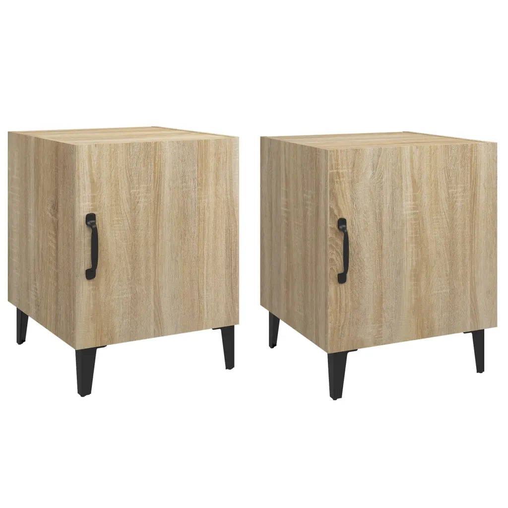 Comodini 2 pz Rovere Sonoma in Legno Multistrato cod mxl 29905