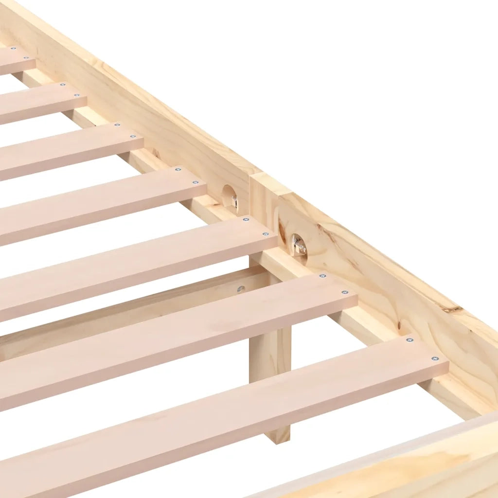 Giroletto-Struttura Letto in Legno Massello 100x200 cm 756339