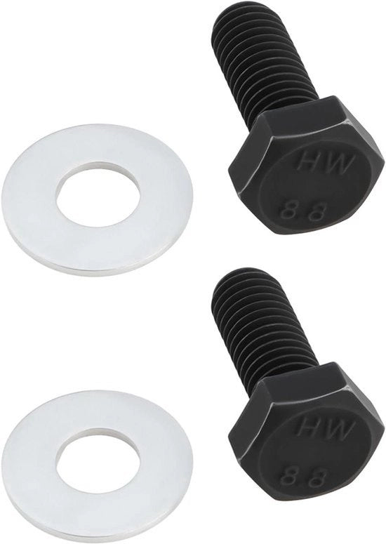 Attacco per sella di sterzo - Lavatubo - Set da 2 pezzi - M8 - Compatibile con Minimoto e ATV Pocket - 47 49cc