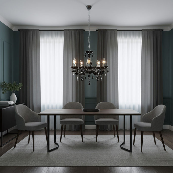 Lampada Da Soffitto Ebt002-5cp Black