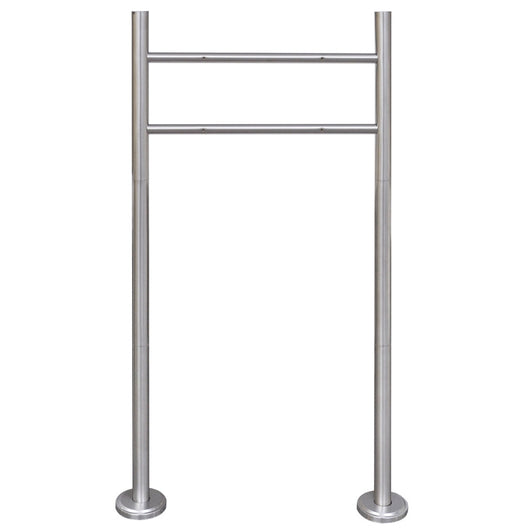 Supporto in acciaio inox per cassetta postale 120 x 50 cm 1002001