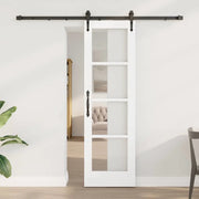 Porta scorrevole Bianco e Nero 61 x 198,5 cm 3332378