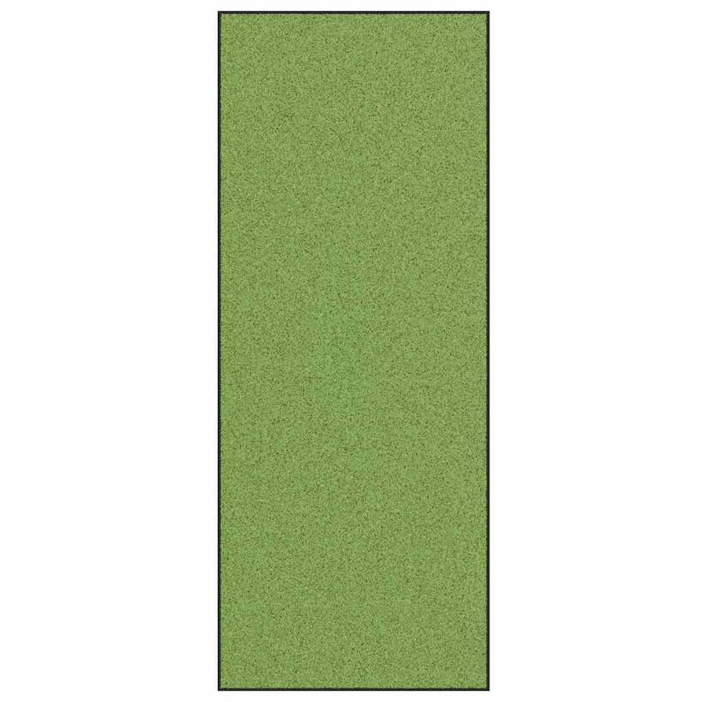 Zerbino d'ingresso moderno rettangolare 120 x 300 cm facile da pulire antiscivolo poliammide verde 02_0057932
