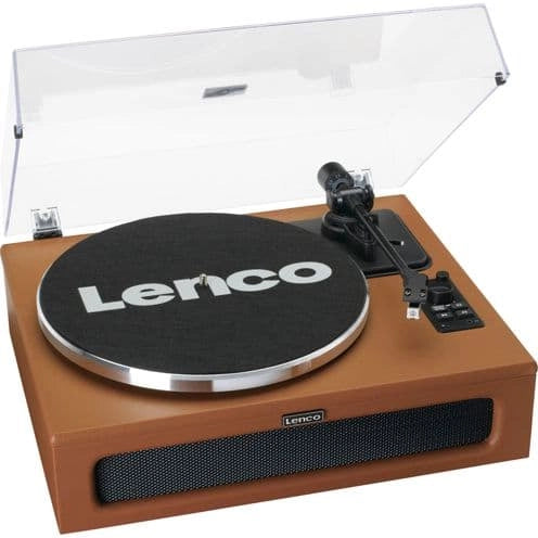 Lenco LS-430BN base in legno con similpelle