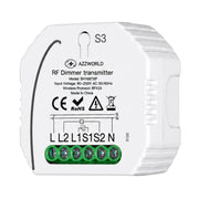 Trasmettitore RF Con Funzione di Dimmer Per Pulsante NO Compatibile Con Tutte Serie Civile
