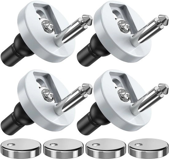 Scharnieri per Toilet, Installazioni per Toilet per Soglia, Installazioni per Soglia per Toilet, Scharnieri per Soglia per Toilet Universali, 4-Pack