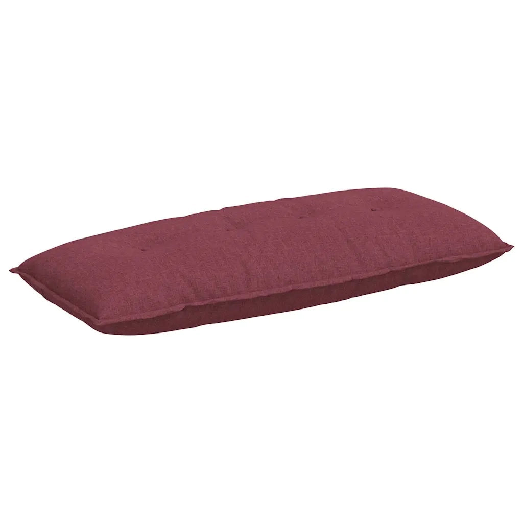 Cuscino per Schiena | Cuscino dorsale Rosso Vino 120 x 19 x 50 cm Tessuto