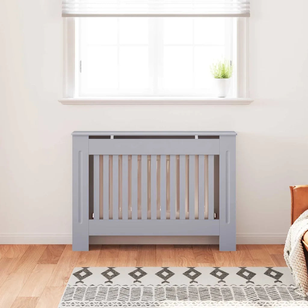 Copertura per radiatori 2 pz Grigio 112 x 19 x 81,5cm CFW5786355