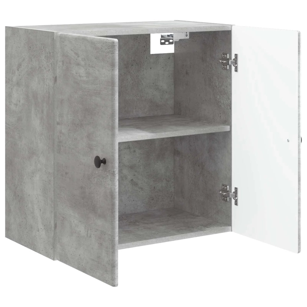 Mobiletto a muro Grigio Cemento 59 x 31 x 60 cm