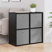 Credenza con cassetto Rovere Nero 68,5 x 32 x 67 cm 8000541