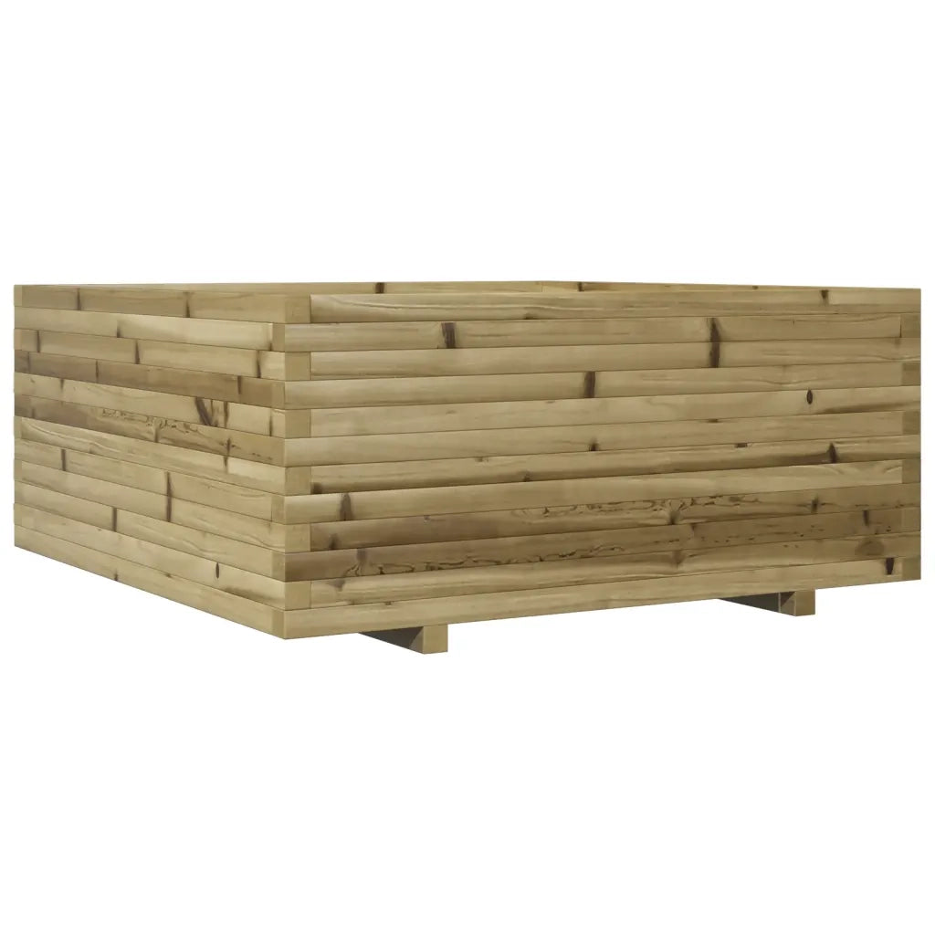 Fioriera da Giardino 110x110x49,5 cm Legno di Pino Impregnato