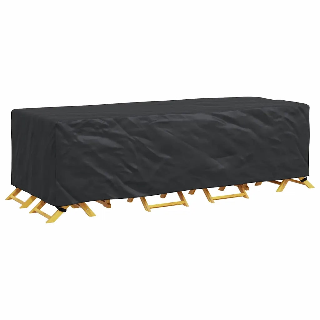 vidaXL Copertura per mobili da esterno Nero 270 x 110 x 70 cm 210D