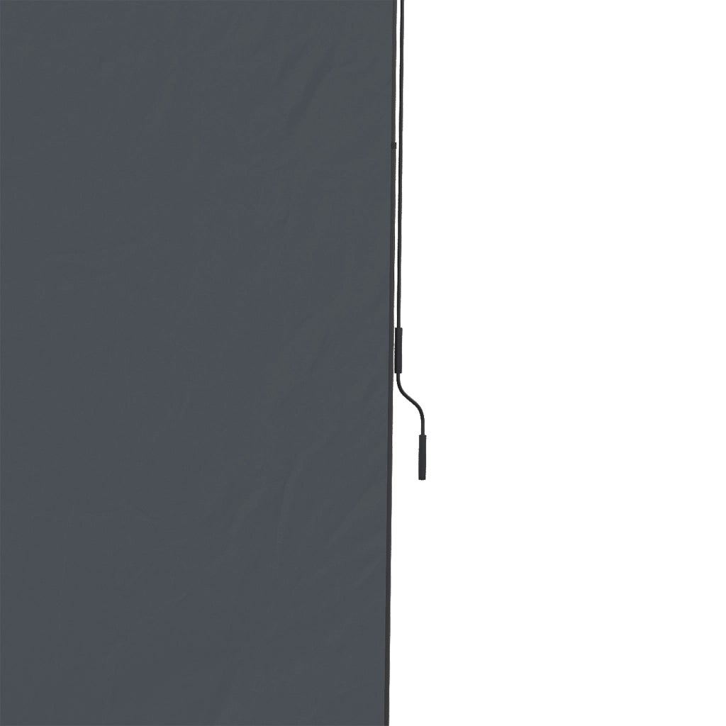 Tunica verticale 200 x 292 cm retrattile verticalmente protezione solare regolabile struttura in alluminio grigio per terrazza e balcone