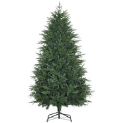 Albero di Natale artificiale, abete, aspetto realistico, montaggio rapido, plastica, verde, 114 x 114 x 180 cm
