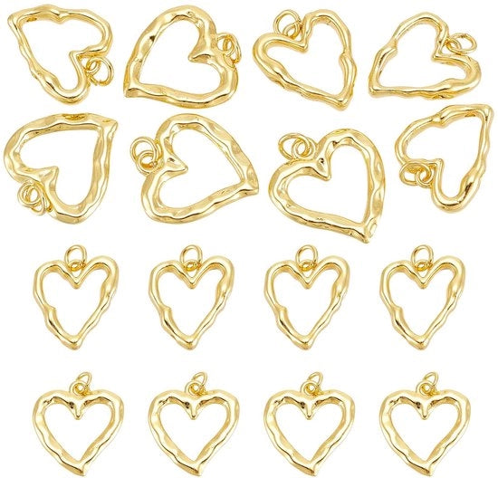8 pezzi di corda di manubrio in acciaio 18K per gioielli DIY