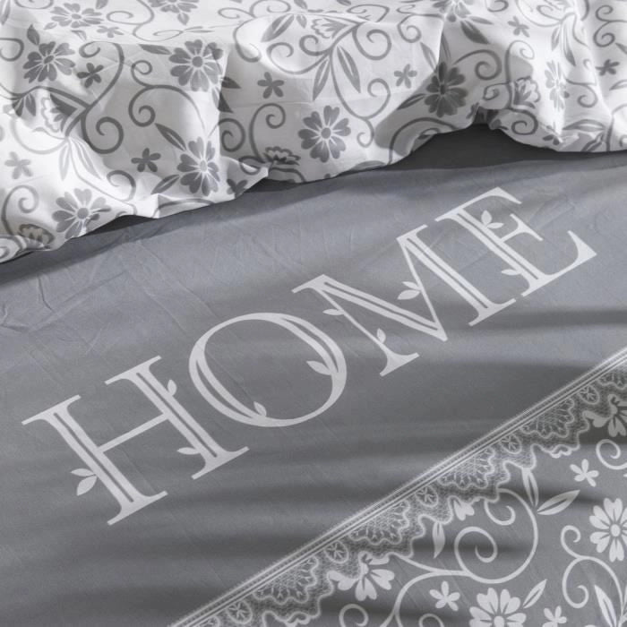 COMPLETO LETTO TODAY - COPRIPIUMINO 240X260 + 2 FEDERE 63X63 - 100% COTONE 57 fili - Capucine