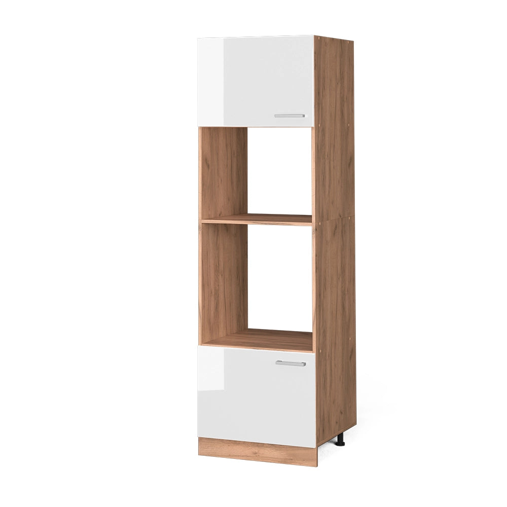 Vicco Set mobili bagno Bianco lucido 60 cm