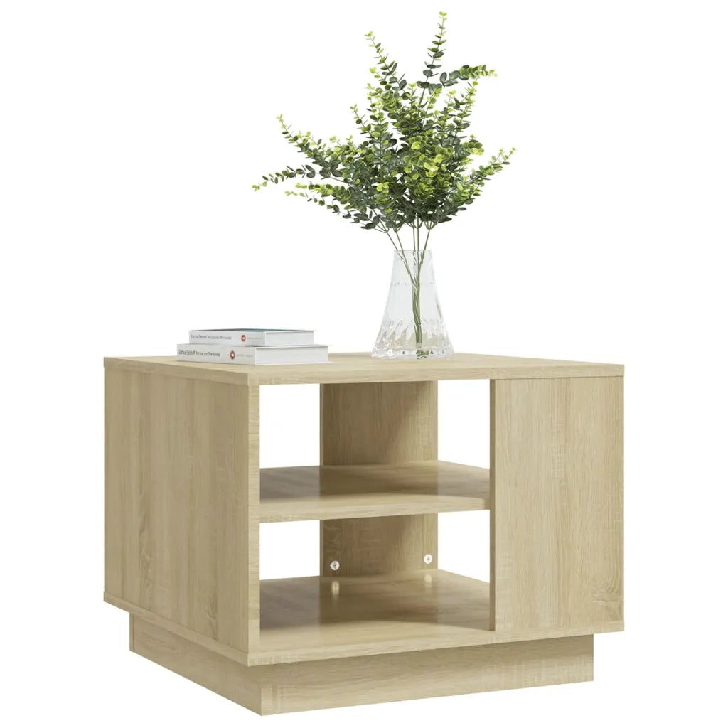Tavolino da Salotto Rovere Sonoma 55x55x43 cm in Truciolato 810292