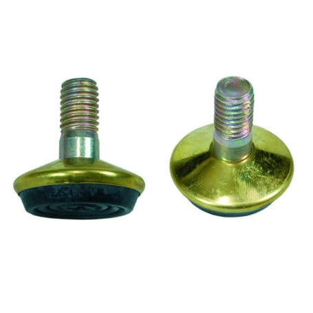 PIEDINO REGOLABILE IN ACCIAIO Ø 32 mm M10 - Nichelato - 25 pezzi