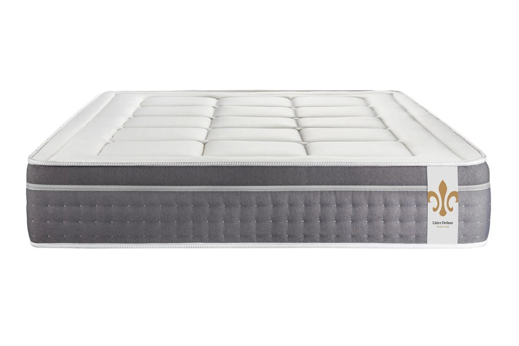 Materasso 200x200 cm a molle insacchettate e memory foam - Trente