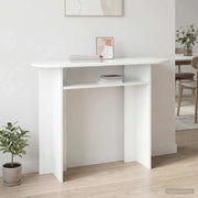 Tavolo consolle Bianco 100 x 39,5 x 75 cm Legno ingegnerizzato