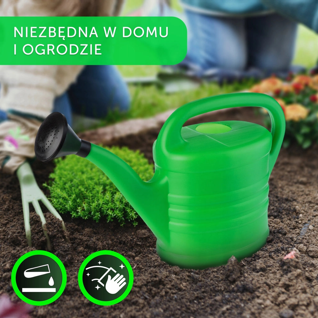 Annaffiatoio da giardino KADAX per uso domestico, ideale per innaffiare fiori. Set di annaffiatoi grandi da 5 + 10 litri.