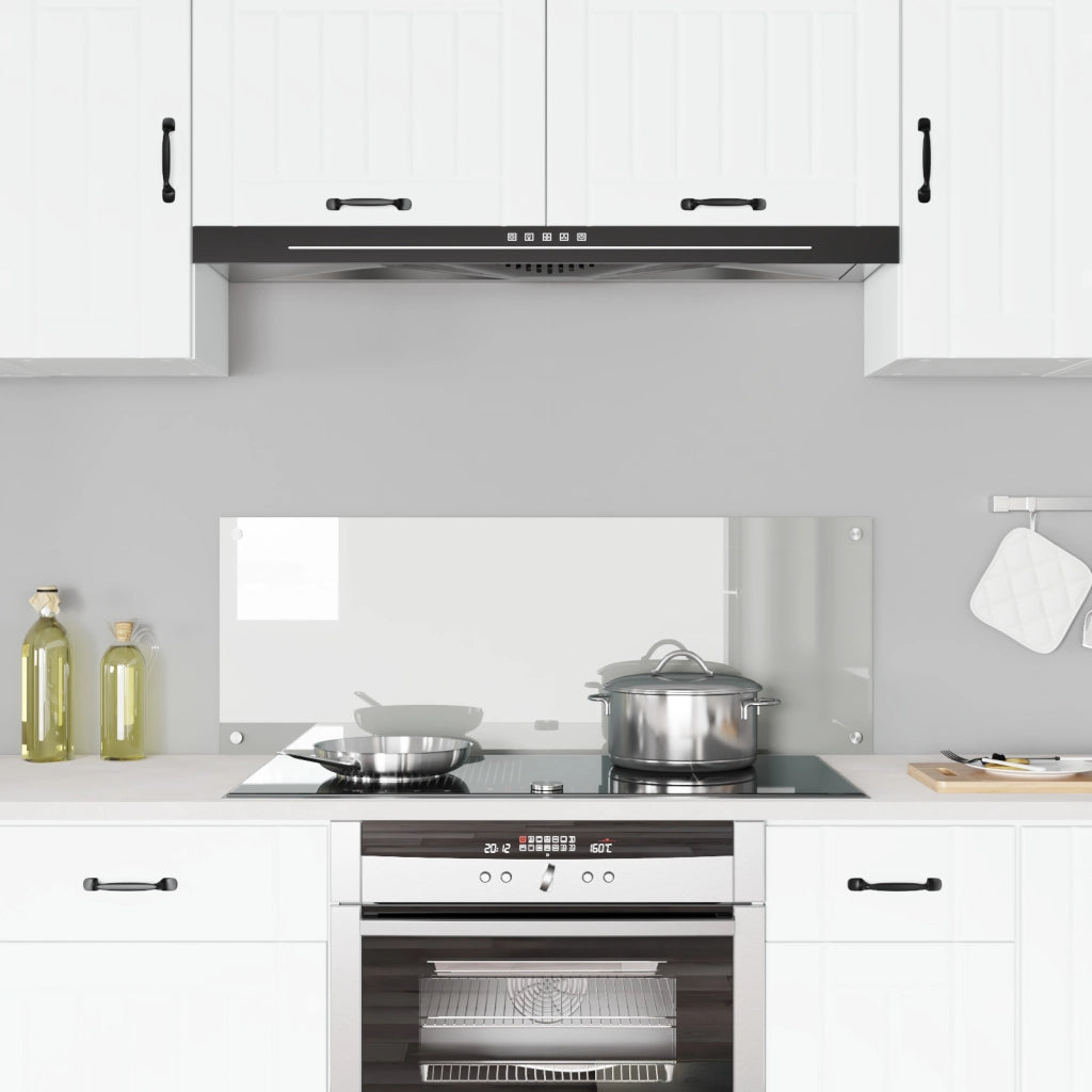 Schienale da Cucina  Clear 110x40x0.6 cm in Vetro Temperato
