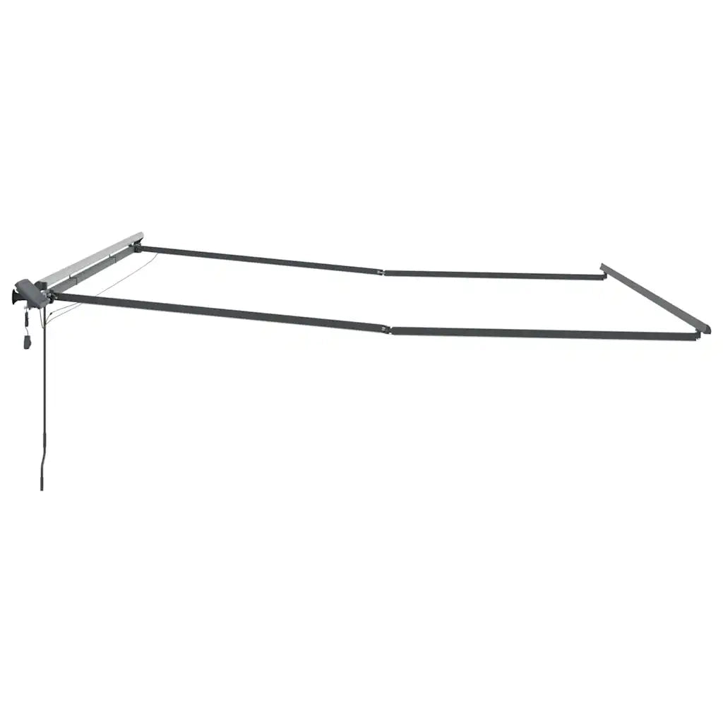 Tenda da Sole con Antracite 4 × 3,5 m Metallo 313245