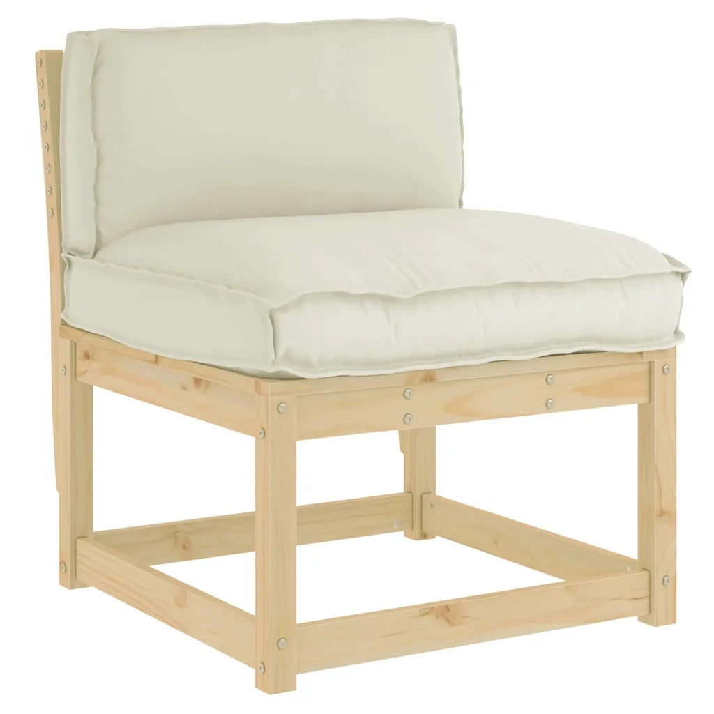 Cuscino Crema 70 x 40 x 12 cm Tessuto Oxford 42001520