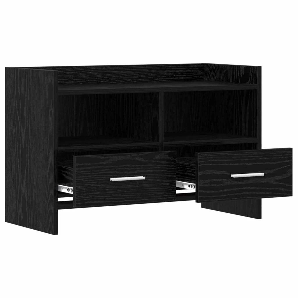 Mobile TV 71,5 x 33 x 47 cm Rovere Nero Legno ingegnerizzato 8011148