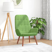 Sedia Relax Verde Chiaro in Velluto 4102635