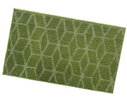 Zerbino Ingresso Interno Esterno Tessuto 3D Antiscivolo Tappeto Casa Assorbente Moderno Verde