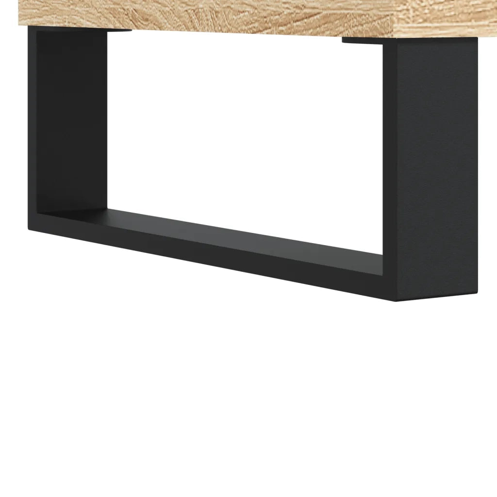 Mobile Porta Dischi Rovere Sonoma 84,5x38x89 Legno Multistrato CFW8737611