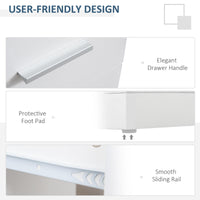 Scrivania da Ufficio ad Angolo Porta PC 114x120x74,6 cm in Legno  Bianca