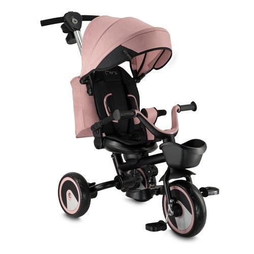Triciclo momi rotr00019 ivi pieghevole evolutivo 3 in 1 pink