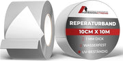 Tape di riparazione impermeabile 10 m x 100 mm - Per metalli, EPDM, PVC e altro - Autoadesivo e resistente all'usura