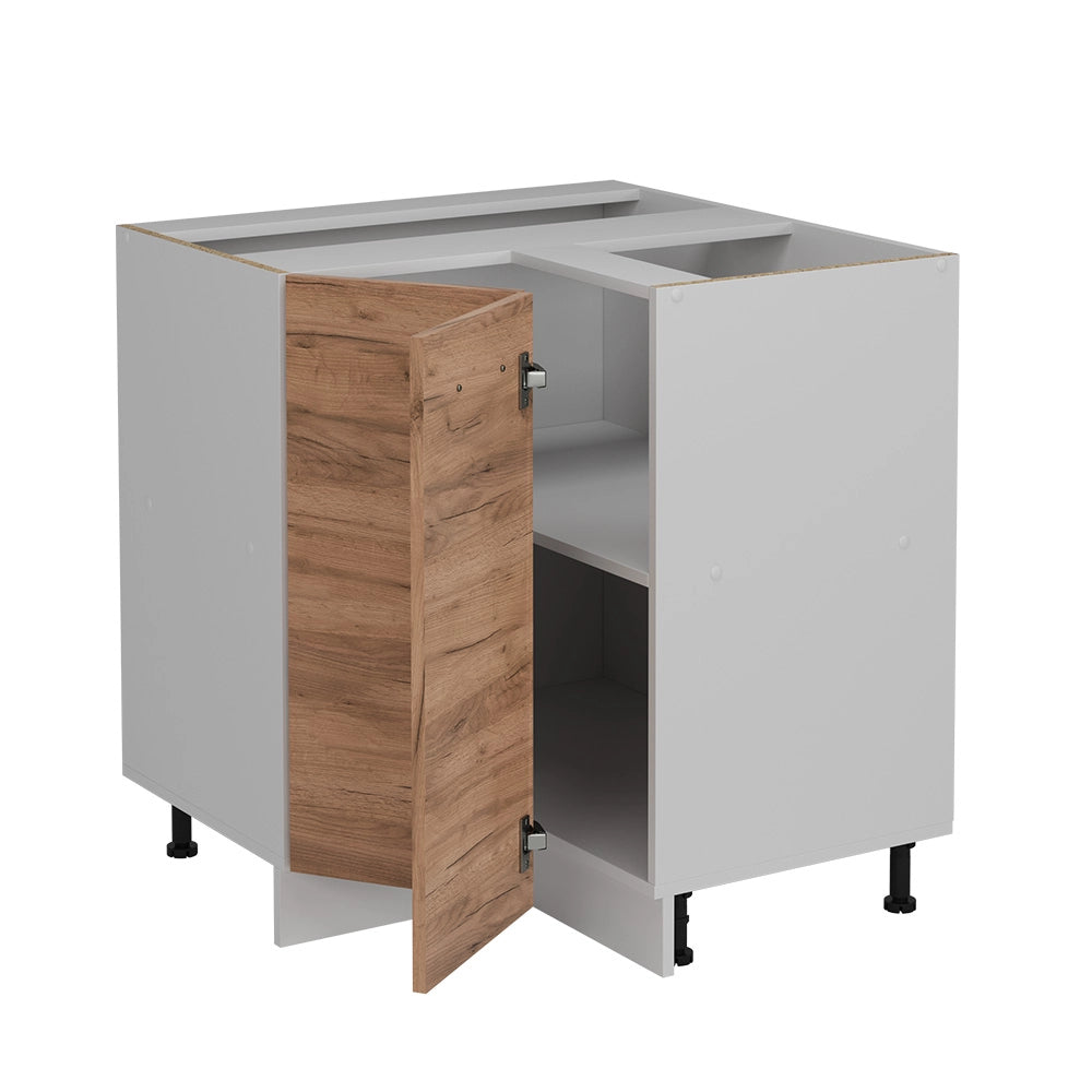 Mobile ad angolo cucina R-Line Rovere dorato/Bianco 75.6 cm senza piano di lavoro Vicco
