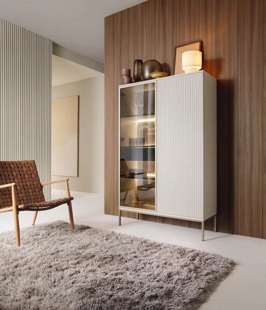 Komodee Set mobili soggiorno Laval Cashmere 361x126x39 cm