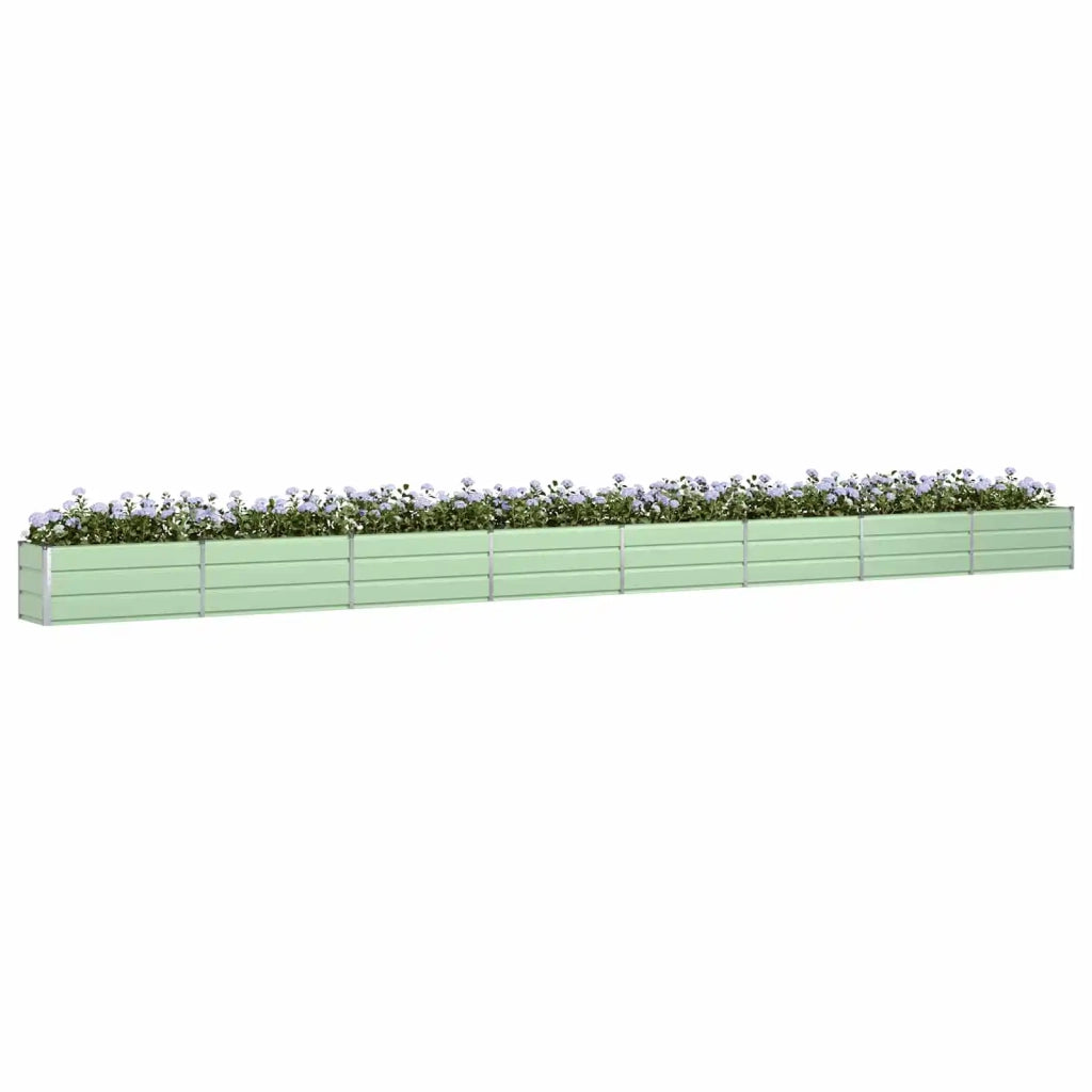 Fioriera Verde Pastello 770 x 50 x 45 cm Acciaio zincato