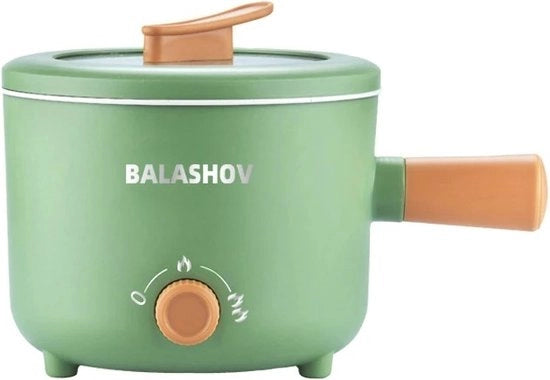 Cottura Multiuso - Cottura Elettrica - Cottura a Vapore - 1,8L - Ceramica - 1000W - Antiaderente - Utensili da Cottura - Cottura Multiuso - Verde