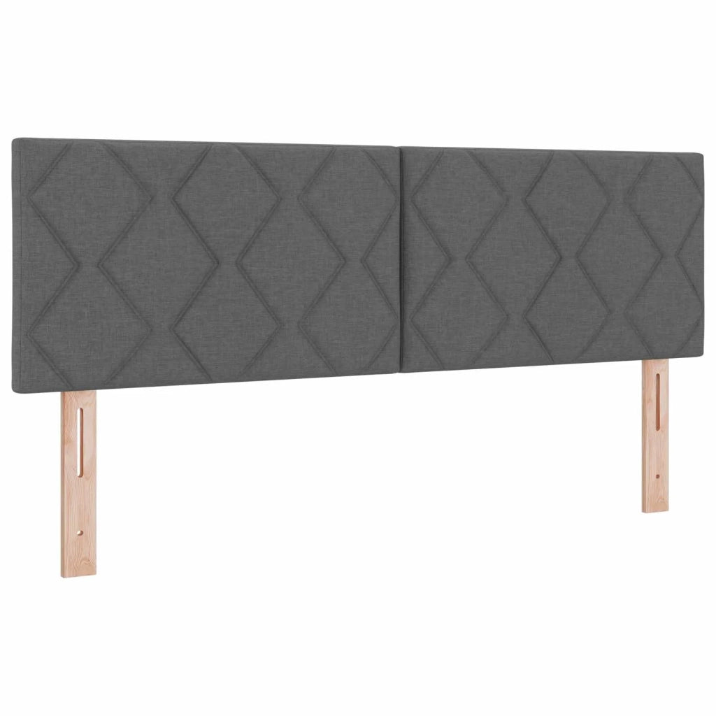 Letto con contenitore e materasso Grigio Scuro 140 x 200 cm 3458689
