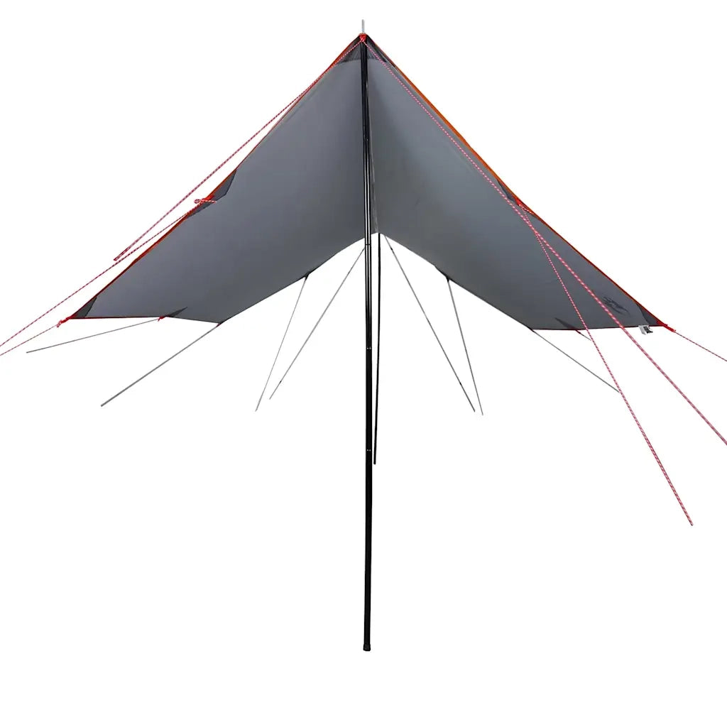 Telone da Campeggio Grigio e Arancione 460x305x210 cm Impermeabile 94687
