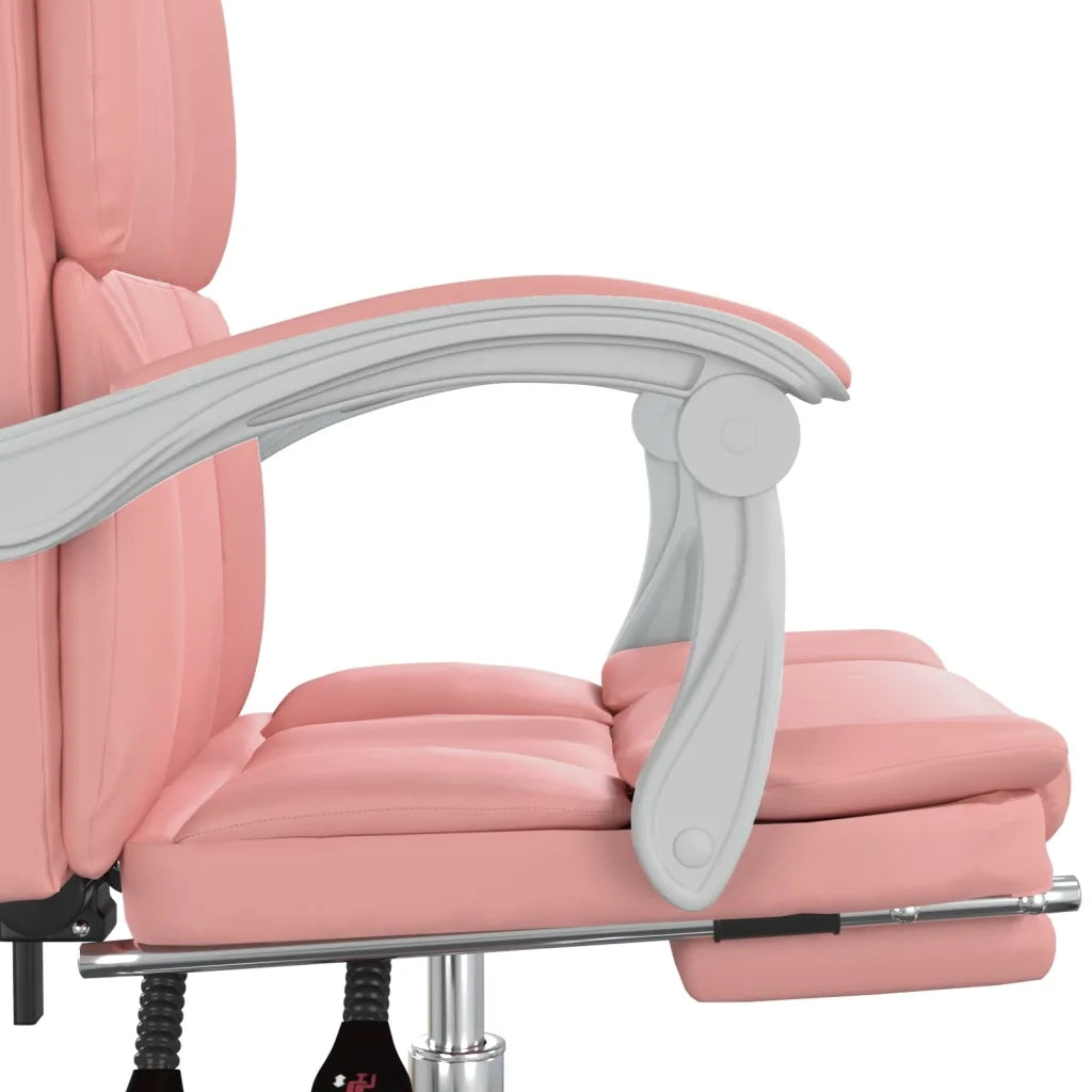 Poltrona da Ufficio Reclinabile Rosa in Similpelle cod mxl 8305