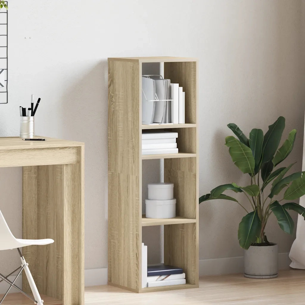 Libreria Rovere Sonoma 34x31x112 cm in Legno Multistrato