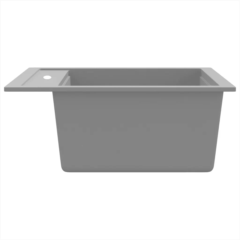 Lavello da Cucina in Granito Vasca Singola Grigio CFW9688246