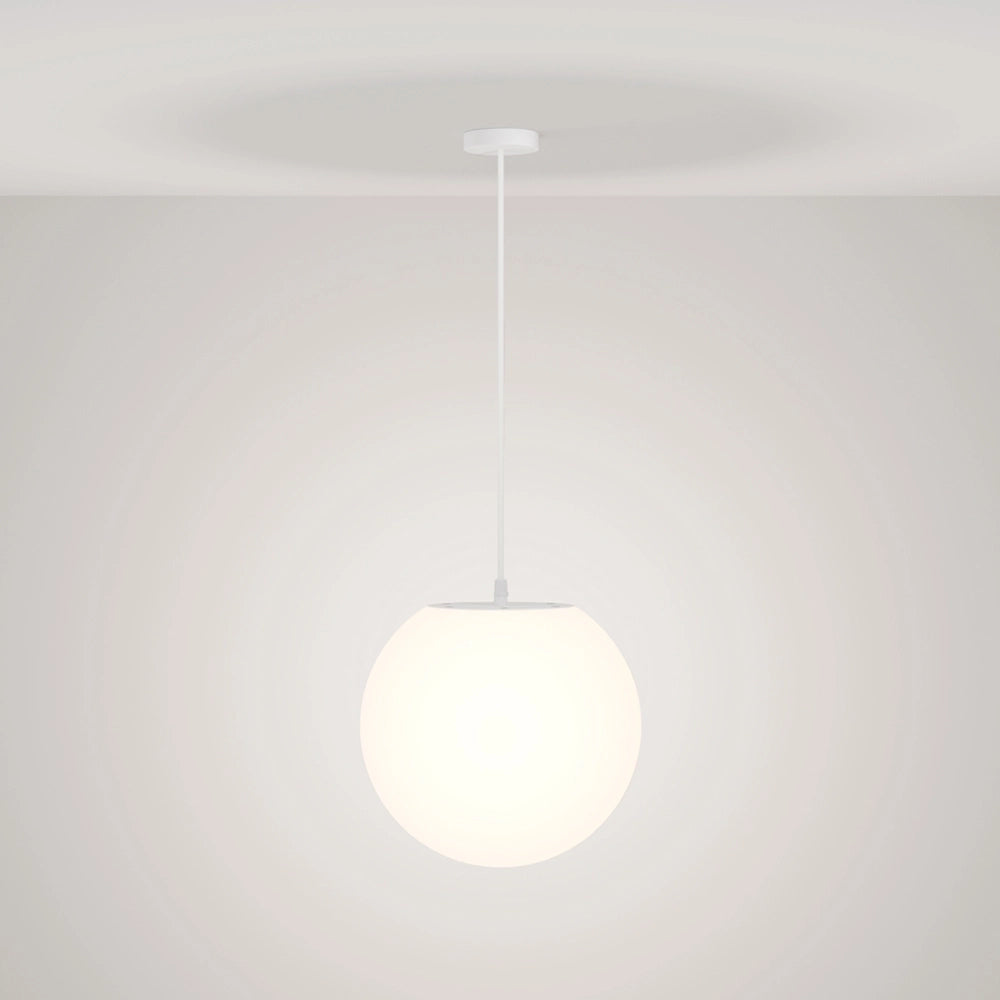 Sospensione Da Esterno Classica Plastica Bianco 1 Luce E27 30W Ip54